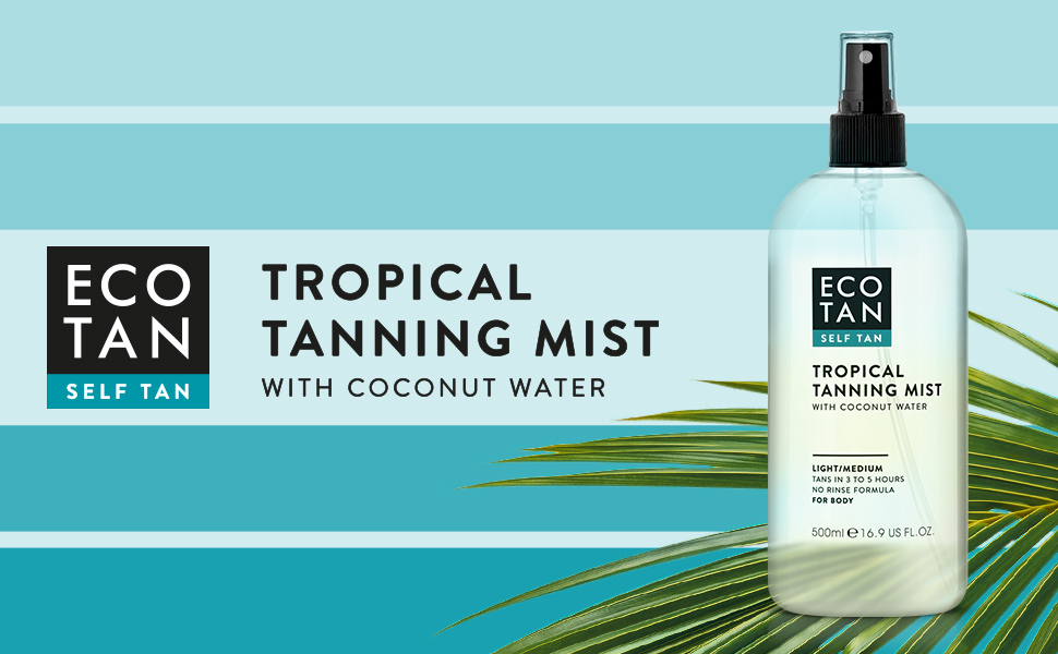 EcoTan Tropical Tanning Body Mist Spray 500ml, LongLasting Natural Golden Tan 505623560208 eBay